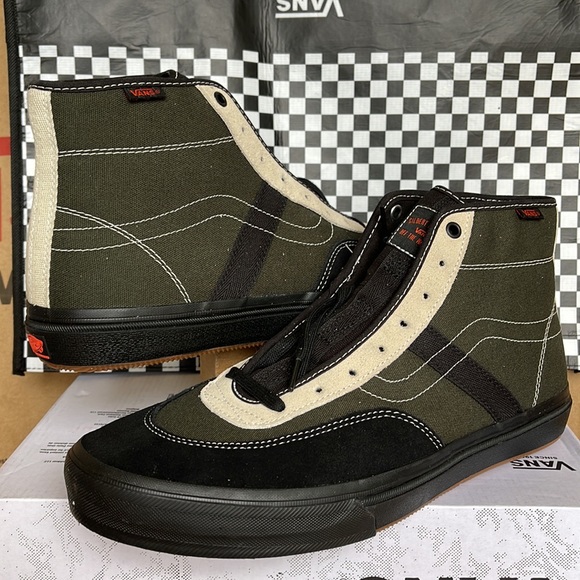 Vans Crockett High Forest/Black Men’s sneakers - Picture 9 of 16